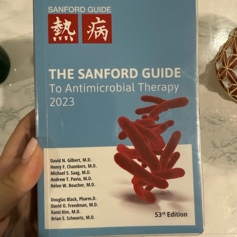 The Sanford Guide to Antimicrobial Therapy 2023